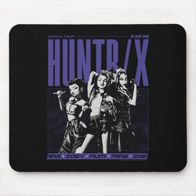Kp Demon Hunters Halloween World Tour Huntrix Ster Mouse Pad (Front)