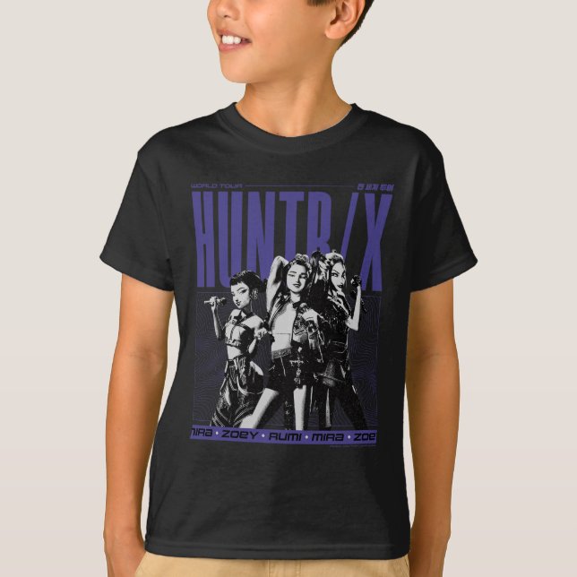 Kp Demon Hunters Halloween World Tour Huntrix Ster T-Shirt (Front)