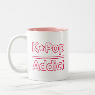 Kpop Addict Two-Tone Coffee Mug