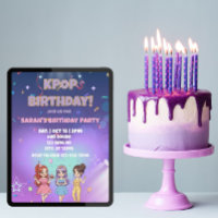 KPOP Birthday, Colour the back!