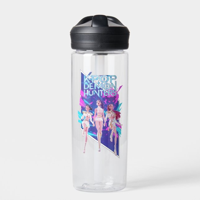 Kpop Demon Hunter Dark Fantasy Art | Anime-Inspire Water Bottle (Front)