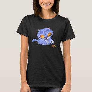 Kpop Demon Hunters Halloween Derpy Playing with Pl T-Shirt