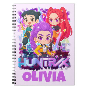 KPop Demon Hunters Notebook, Kids Huntrix Notebook