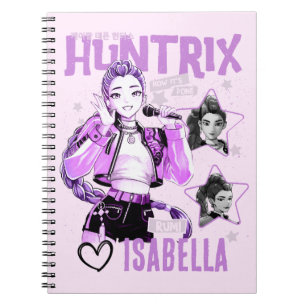 KPop Demon Hunters Notebook, Kids Huntrix Notebook