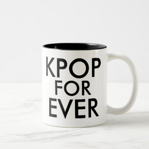 Kpop Forever   Music Fan Gift Two-Tone Coffee Mug