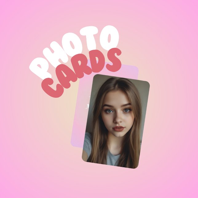 Kpop Idol Birthday Fancafe Style Photocard Custom Business Card (Creator Uploaded)