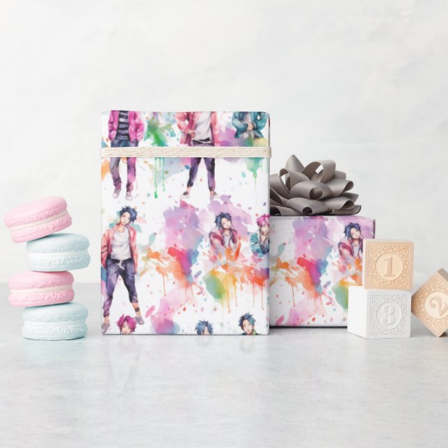 Kpop Idols - Wrapping Paper (Baby Shower)