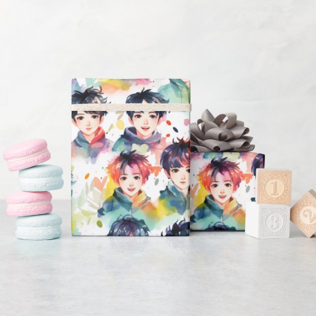 Kpop Idols - Wrapping Paper (Baby Shower)