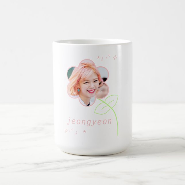 Kpop Jeongyeon Twice Cute Teen Aesthetic Coffee Mug (Center)