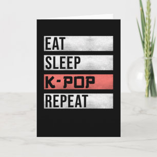 Kpop K-pop Saying Funny Card