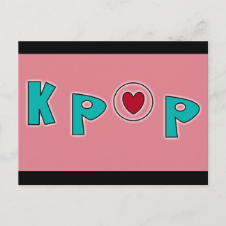 KPOP music Postcard