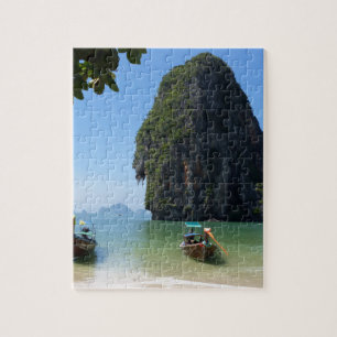 Krabi beach, Thailand. Jigsaw Puzzle