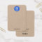 Kraft Add Logo Necklace Earring Display Card