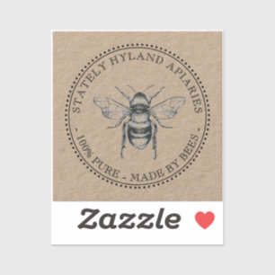 Kraft Apiary Magnet 100% Pure Made By Bees 