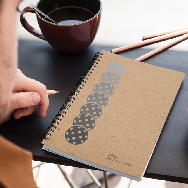 Kraft Brown Pickleball Personal Weekly Planner (Creator Uploaded)