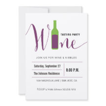 Kraft Collection Rustic Wine Tasting Invitation