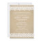 Kraft Lace Rustic Wedding Rehearsal Dinner