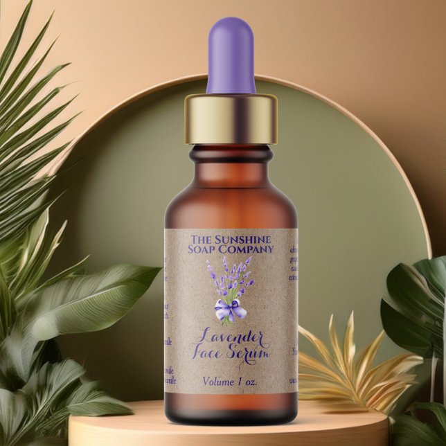 Kraft Lavender Dropper bottle label 2.375 x 1.25 (Creator Uploaded)