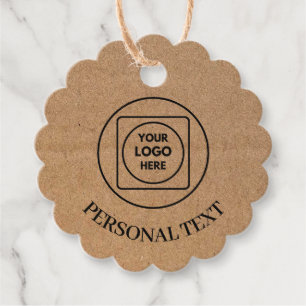 Kraft Logo Text Business Label price tags
