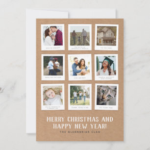 Kraft Memory Book Style Christmas Holiday