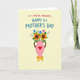 Kraft Paper Daughter Mothers Day Card