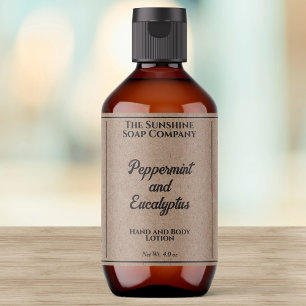 Kraft Paper Style Cosmetics Bottle