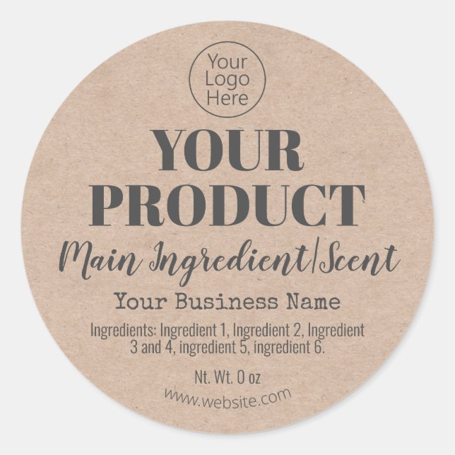 Kraft Product Labels (Front)