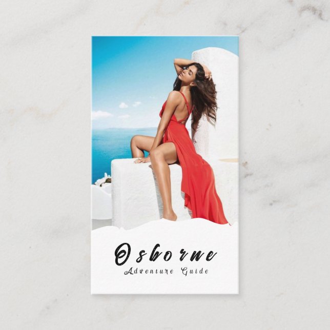 Kraft Rocky Mountain Adventure Guide Business Card (Front)