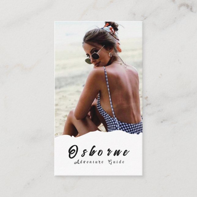 Kraft Rocky Mountain Adventure Guide Business Card (Front)