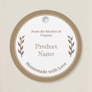 Kraft & Rustic Small Business Favour Tag