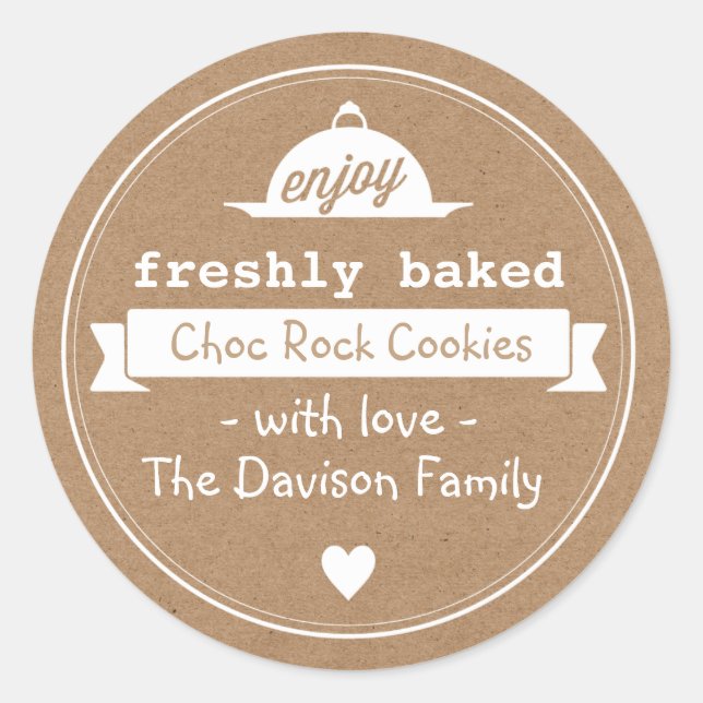 Kraft Vintage Baking Labels (Front)