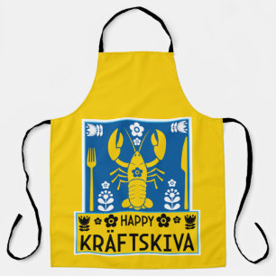 Kräftskiva - Swedish Crayfish Party Apron
