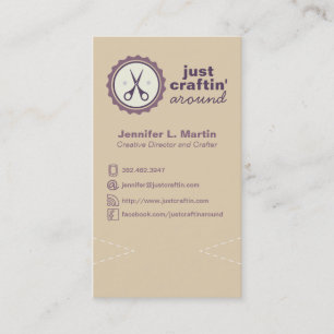 Krafty Scissors Business Cards