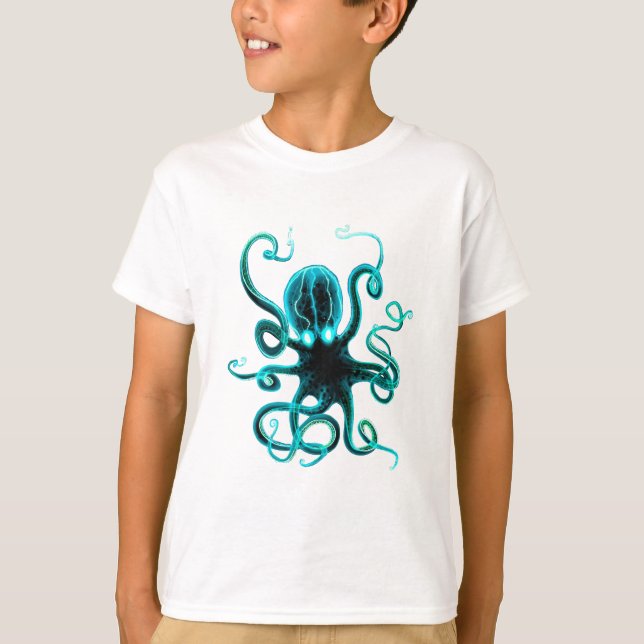 Kraken_Aqua T-Shirt (Front)