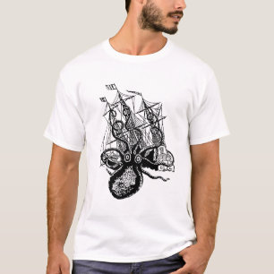 Kraken Attack! Giant Octopus attack T-Shirt