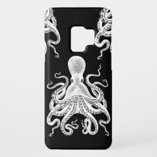 Kraken Black Galaxy S3 Steampunk case Octopus