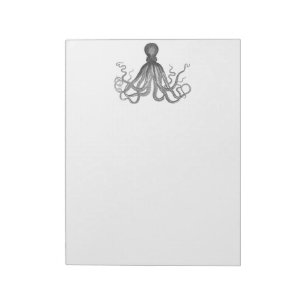 Kraken - Black Giant Octopus / Cthulu Notepad