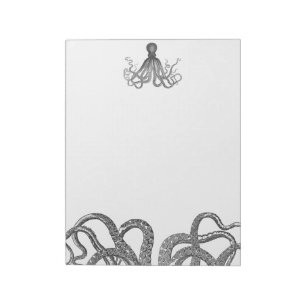 Kraken - Black Giant Octopus / Cthulu Notepad