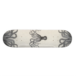 Kraken - Black Giant Octopus / Cthulu Skateboard
