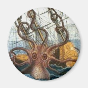 Kraken by Pierre Denys de Montfort, 1801 Magnet