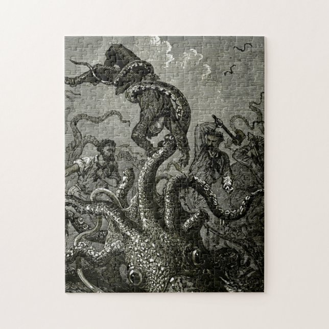Kraken from 20000 Leagues Under the Sea Jigsaw Puzzle (Vertical)