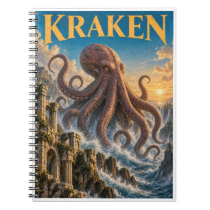 Kraken, Gothic Fantasy Monster Notebook