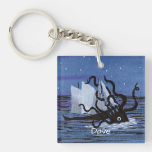 Kraken Key Ring