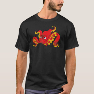 Kraken Ocean Animal   Scuba Diving Sea Monster Oct T-Shirt
