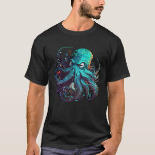 Kraken Octopus Sailing Ocean Pullover Hoodie_1