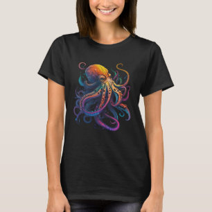 Kraken Octopus Sailing Ocean T-Shirt
