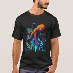 Kraken Octopus Sailing Ocean T-Shirt