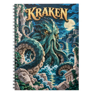 Kraken, Paper Cut Monster Notebook