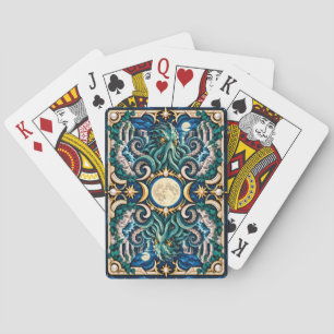 Kraken, Paper Cut Monster Playing Cards