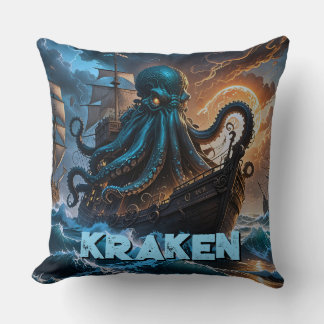 Kraken Sea Monster Cushion